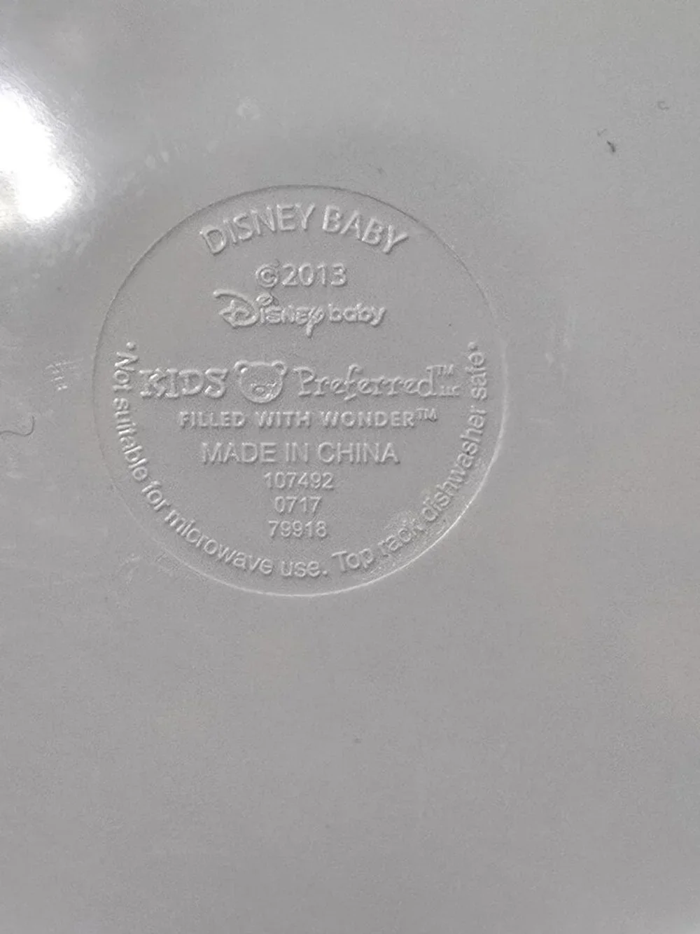Disney Mickey Mouse Divided Plate Melamine Baby Boat Turtle Lighthouse Beach Y2K